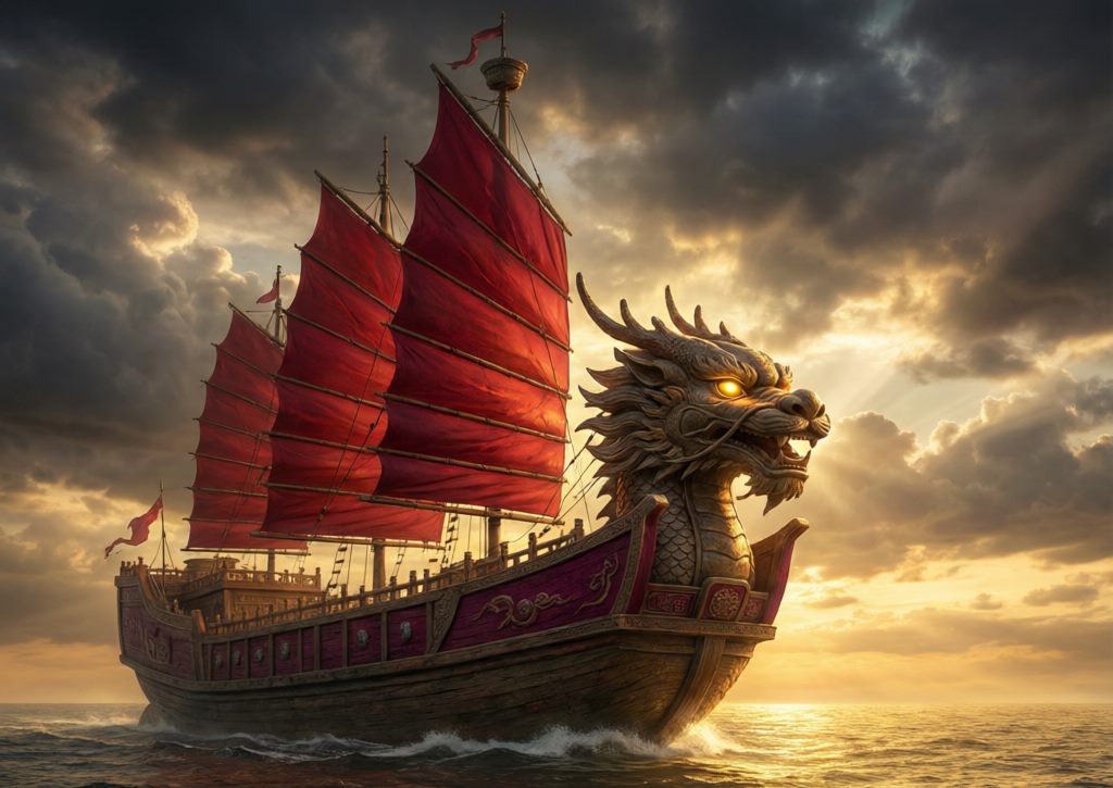 傲世皇朝平台游戏龙舰四海海战场景